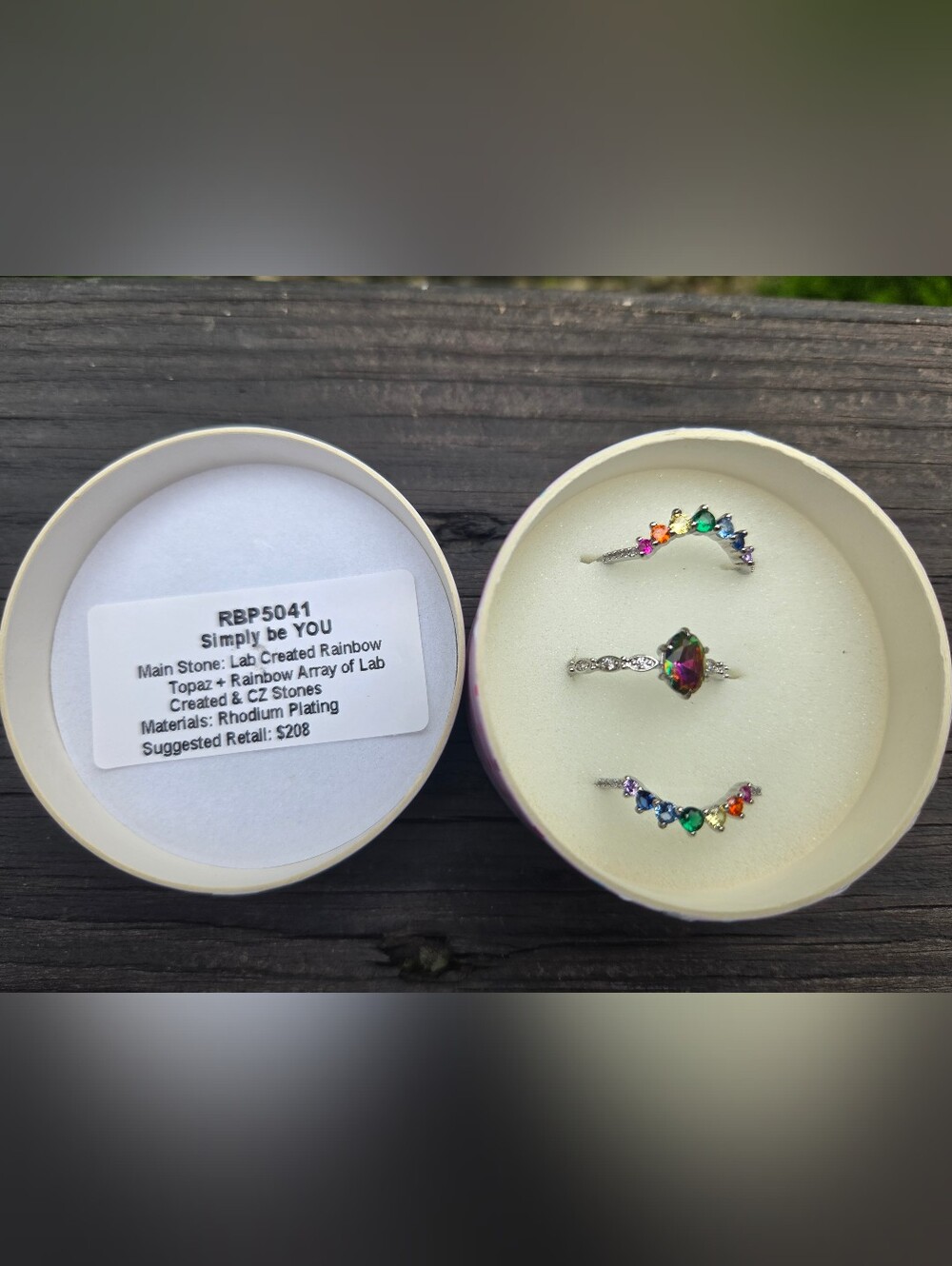 Autism Awareness Size 8 Ring